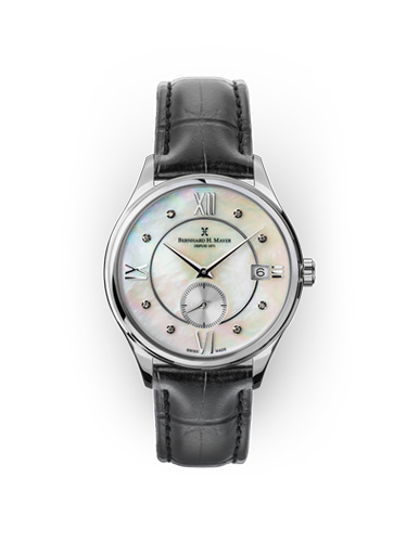 Muses Ladies watch in black leather straps slide 1 - Swiss Quartz - Ronda movement